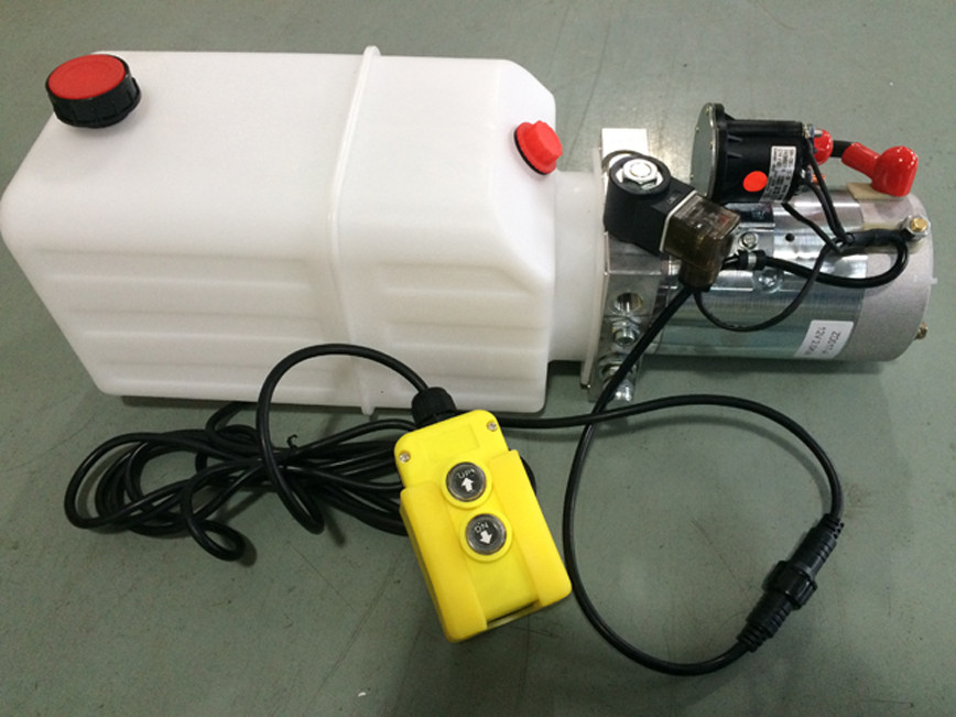 Scissor Lift 12v Hydraulic Power Unit Double Acting 180 Bar Pressure