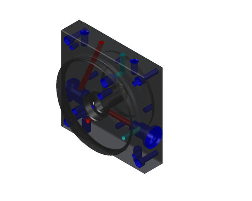 Aluminium Manifold Block  High Pressure Manifold Block For Single Acting Hydraulic Power Pack