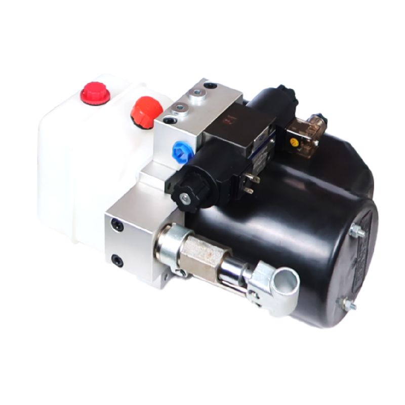 24V DC 1.6kw Double-Acting Hydraulic Power Pack For Trailer And Dump Truck Remote Optional
